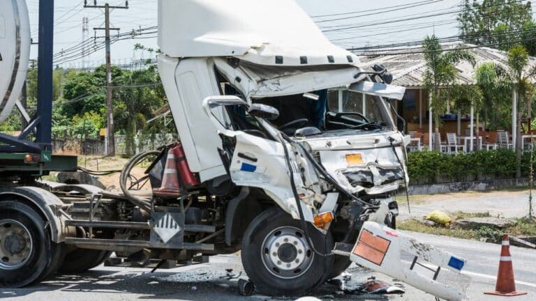 An example of a truck accident